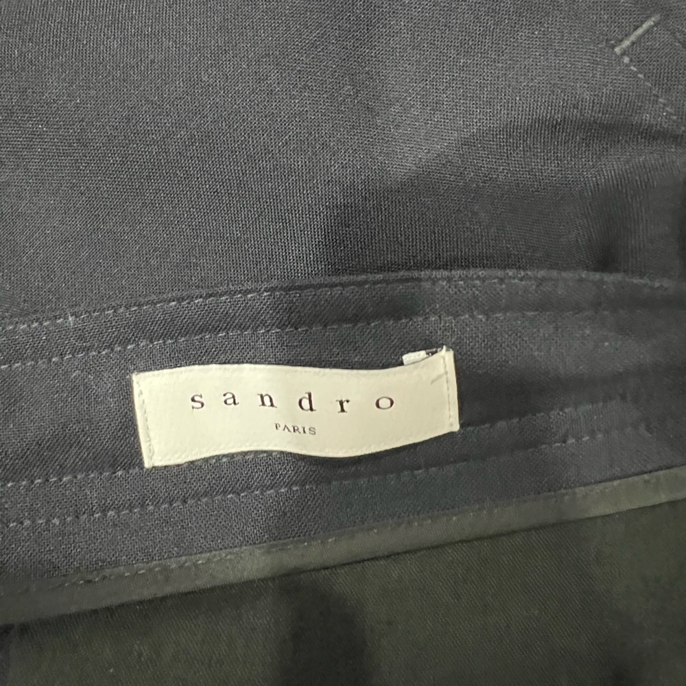 Sandro Drawstring Black Pants - image 2